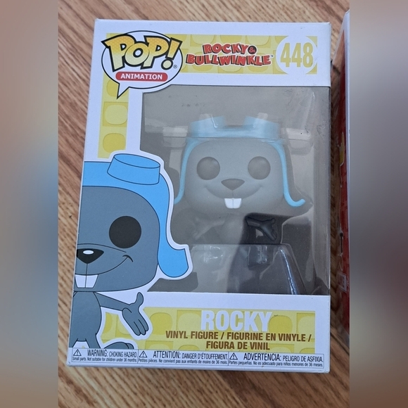 Lot Of 2 Funko Pop Rocky & Bullwinkle Vintage Cartoon Collectible Figurine - Picture 8 of 8